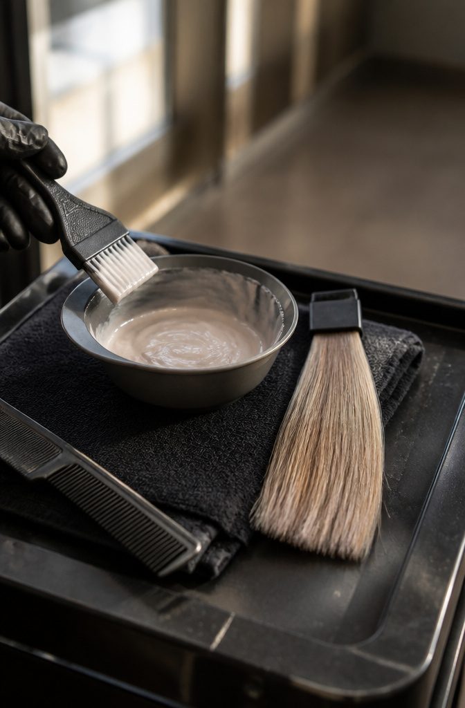 Level 8 blonde hair with a cool ash finish